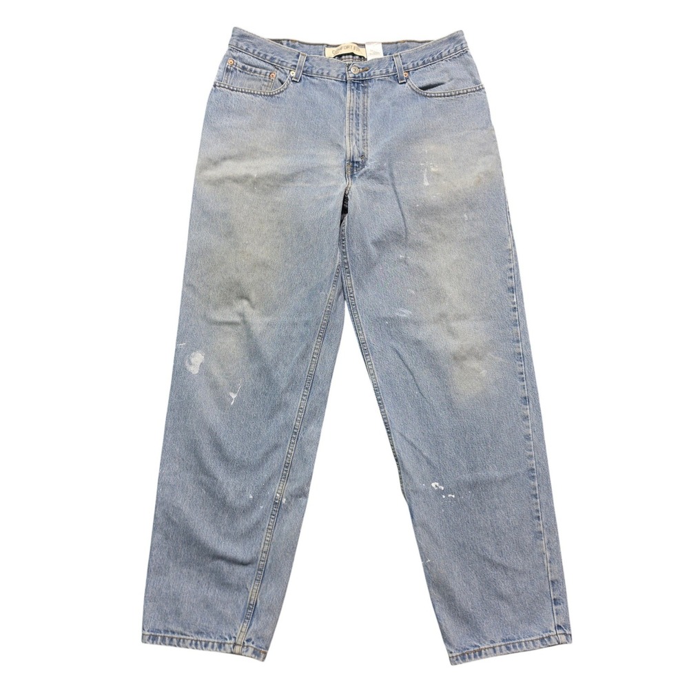 Grunge Skate Distressed Comfort Fit Jeans Mens 38x34 Light Wash Levi's 560